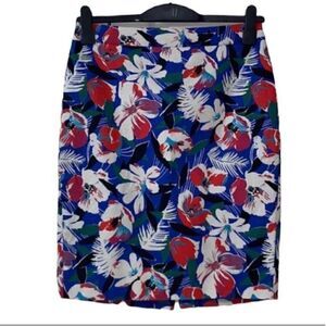 Jcrew Floral Print Skirt(Size 2)
